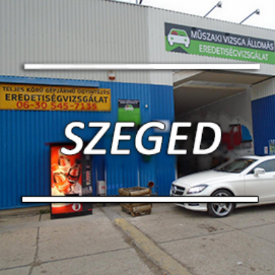 Külföldi jármű honosítás - Szeged